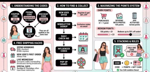 Shein Coupon Code, Promo Code and Discount Code Guide for Smarter Fashion Shopping